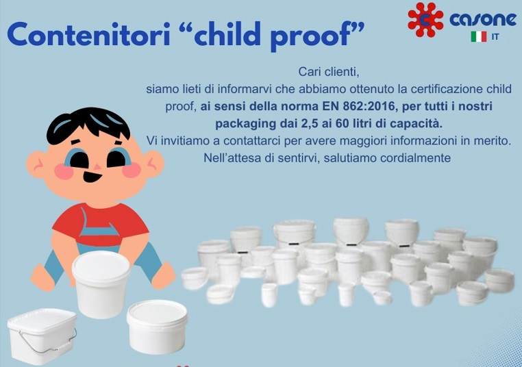 CHILD PROOF packaging